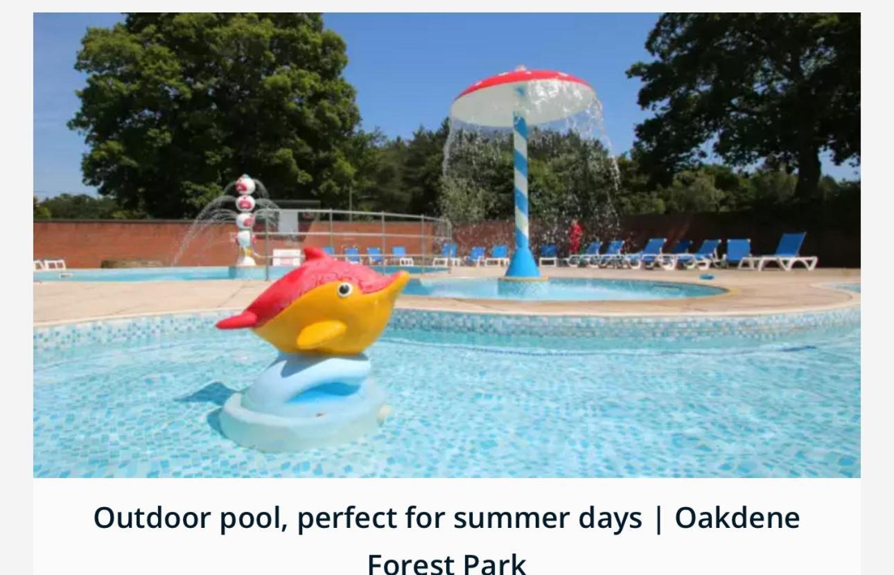 Marigold Lodge 8 At Oakdene Forest Park Saint Leonards Esterno foto